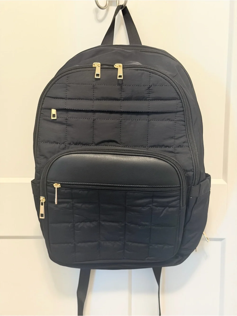 CAMTOP Work and College Backpack for Women with Gold-tone Hardware.